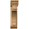 Ekena Millwork Merced Traditional Rough Sawn Bracket w/ Offset Brace, Western Red Cedar, 6"W x 24"D x 24"H BKT0604X24X24MRC01RWR - alternate 3